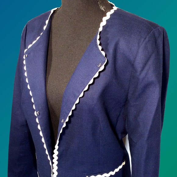 J. Crew Navy Blazer - Picture 1 of 6